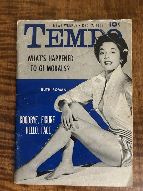 6 x 1950s Tempo Pocket Magazines News Tabloid Lot of 6 from 1953 gallery