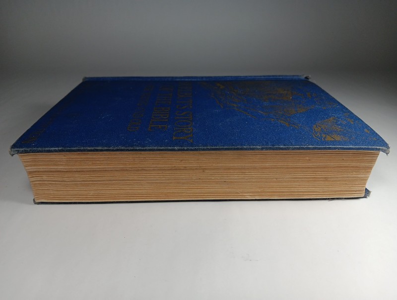 Vintage 1932 Hurlbut's Story Of The Bible Jesse Lyman Hurlbut Blue Cloth gallery