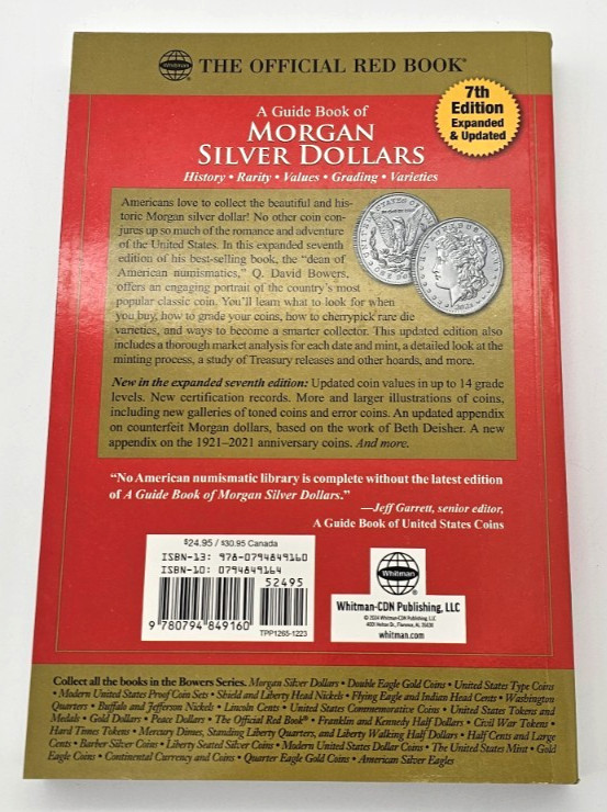 Official Red Book - Guidebook of Morgan Silver Dollars - 7th Edition #1 Seller gallery