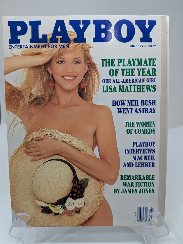 Playboy Magazine June 1991 ???? CG Lisa Matthews ???? PM Saskia Linssen ????