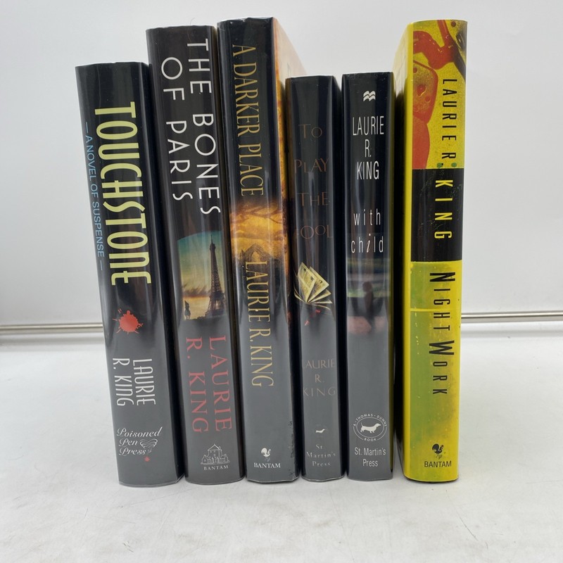 Laurie R. King Lot of 6 Suspense Novels 5 Signed! List in Description