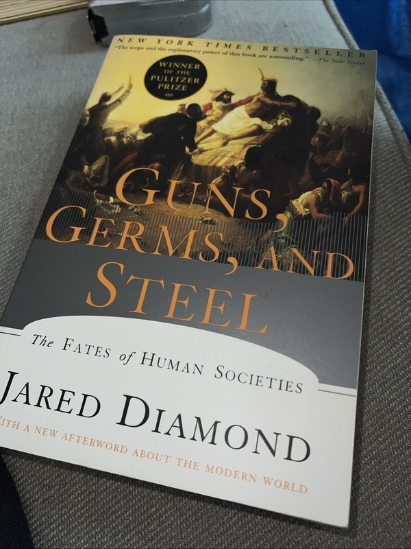 Guns, Germs and Steel. Jared Diamond, 1st edition/Later Print, Norton, NY 1999