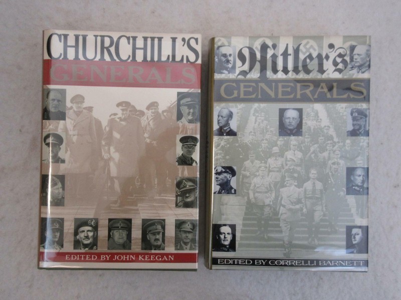 Lot of 2 HITLER’S GENERALS and CHURCHILL’S GENERALS Grove Weidenfeld, NY