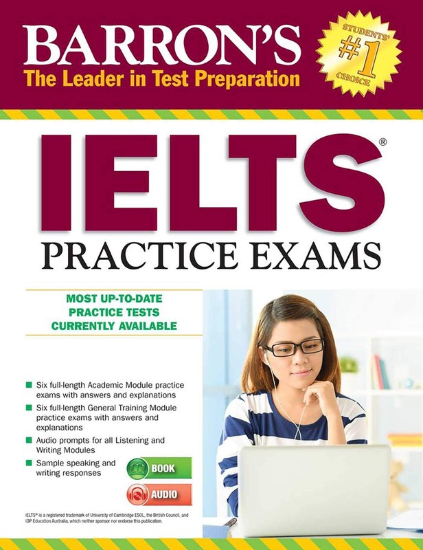 IELTS Practice Exams with MP3 CD (Barron’s Test Prep) – paperback Lougheed P…
