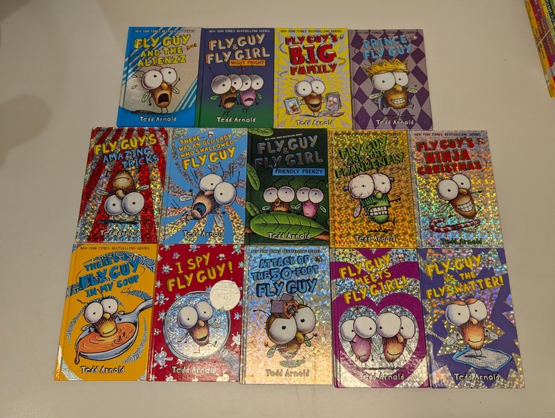 Lot of 14 Fly Guy Books by Todd Arnold Childrens Series Illustrated Hardcover