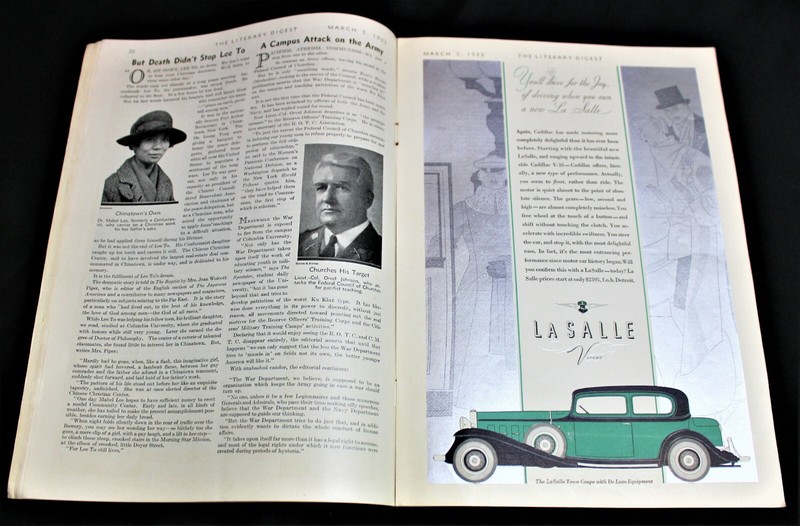 THE LITERARY DIGEST MAGAZINE 5 MARCH 1932 NEWS GENERAL INTEREST STORIES gallery