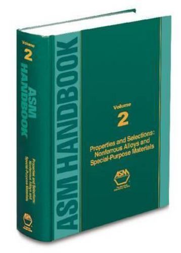 Asm Handbook: Properties and Selection : Nonferrous Alloys and Special-Purpose