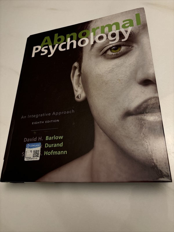 Abnormal Psychology: An Integrative – H/C by Barlow David H.; – VG+ 2018