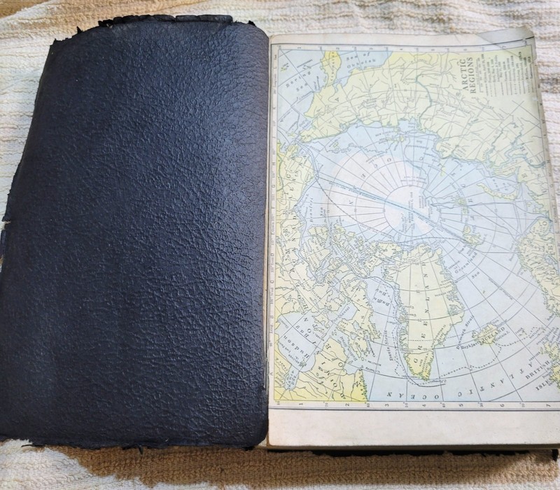 1942 Webster's Practical Illustrated Dictionary With World Atlas, Military... gallery