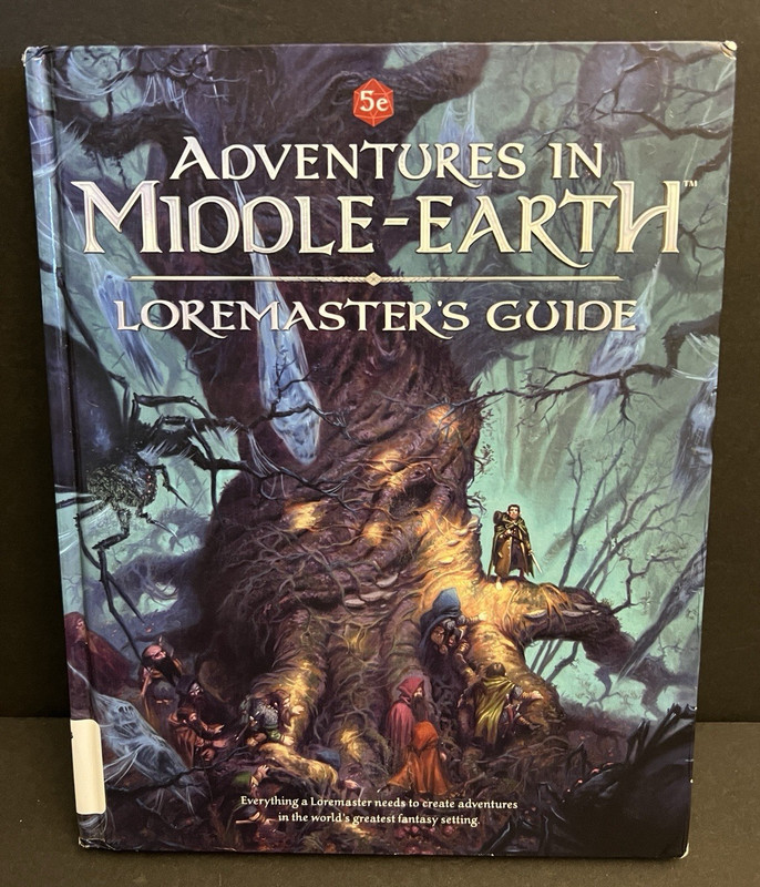 Adventures in Middle Earth Loremaster’s Guide, Cubicle 7, 5th Edition LOTR 2017