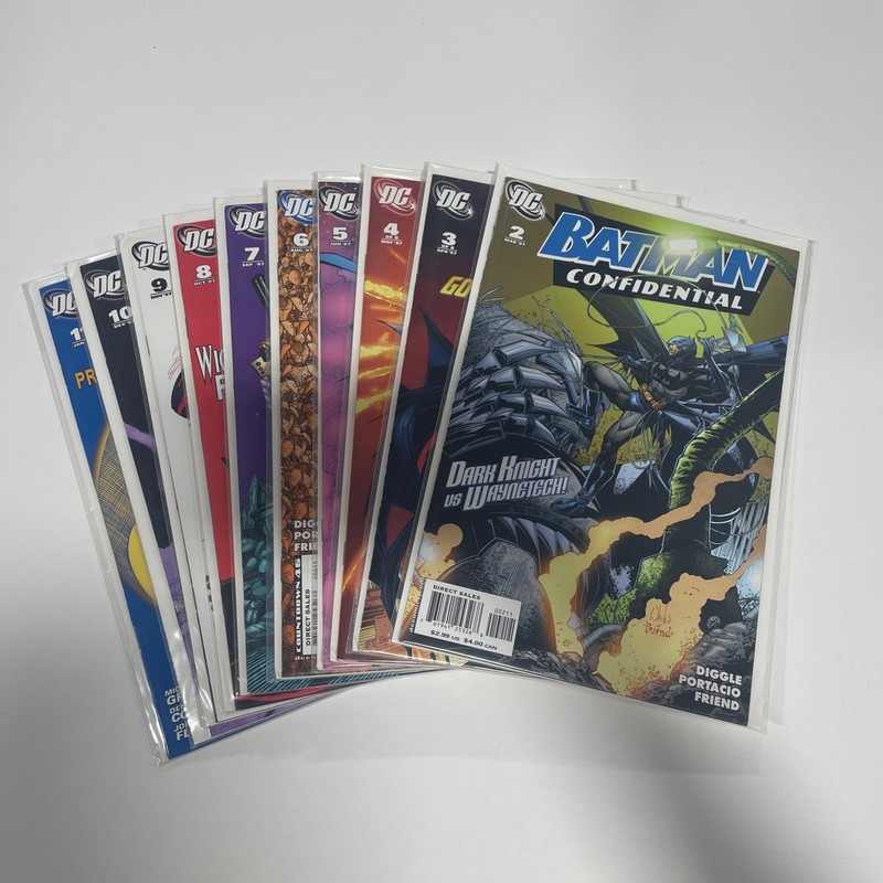Batman Confidential 2 3 4 5 6 7 8 9 10 11 Lot Near Mint Nm DC 2007