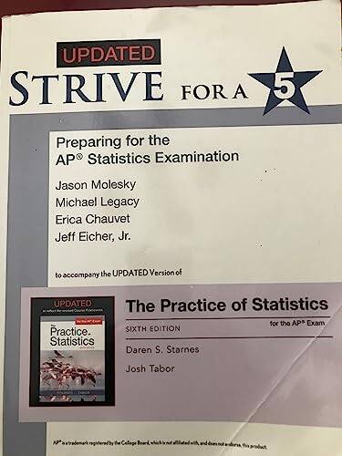 UPDATED Version of Strive for a 5: Preparing for the AP Sta – VERY GOOD