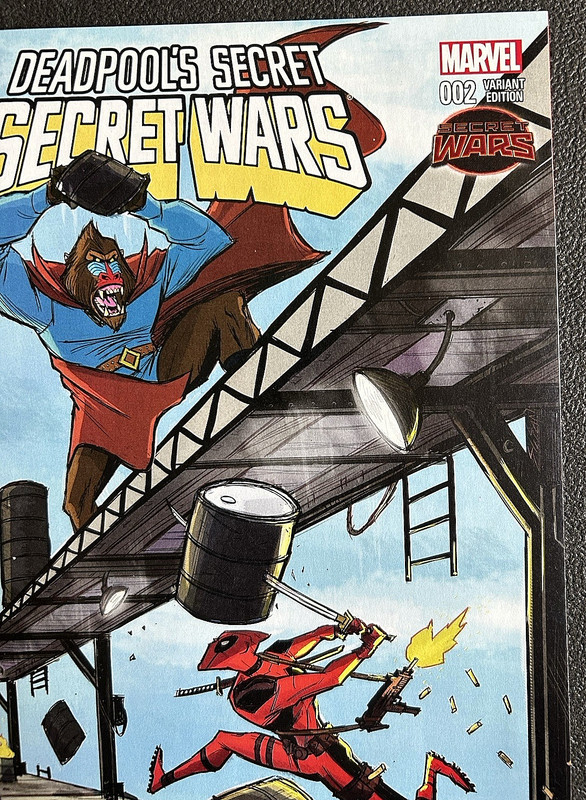 Deadpool's Secret Secret Wars #2 Oct 2015 Bobby Rubio 1:25 Variant Cover NM gallery