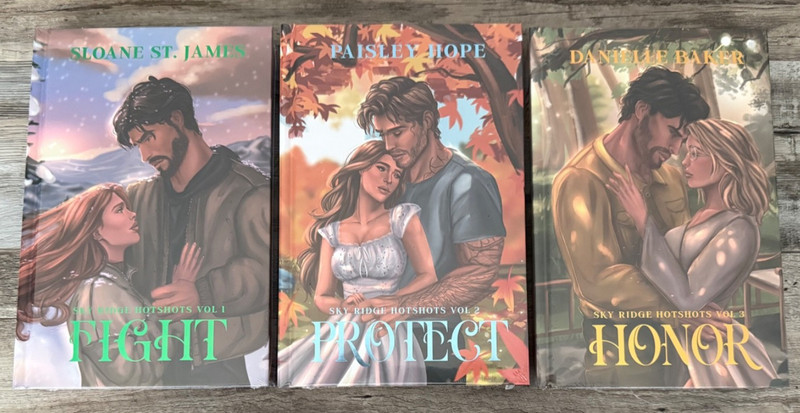 After Dark Bookshop SKY RIDGE HOTSHOTS Sprayed Edges FIGHT, PROTECT, HONOR