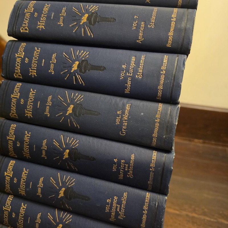 1883-1902 Beacon Lights of History: 10 Volume Set by John Lord--Read! gallery