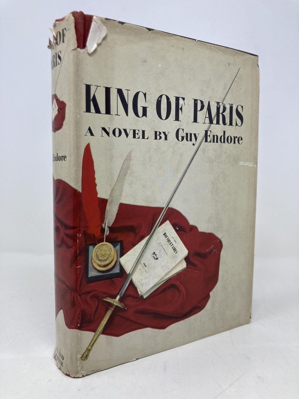 King of Paris by Guy Endore First 1st Edition VG HC 1956