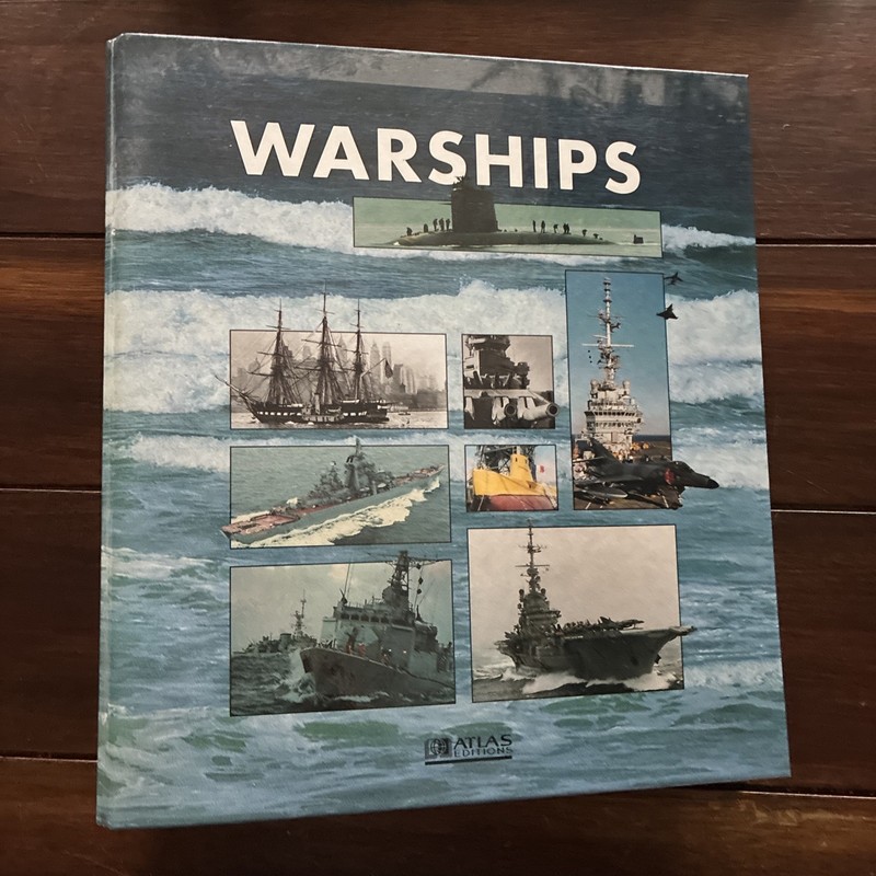 Warships – Atlas Editions (3 Ring Binder Hardcover, 1998)