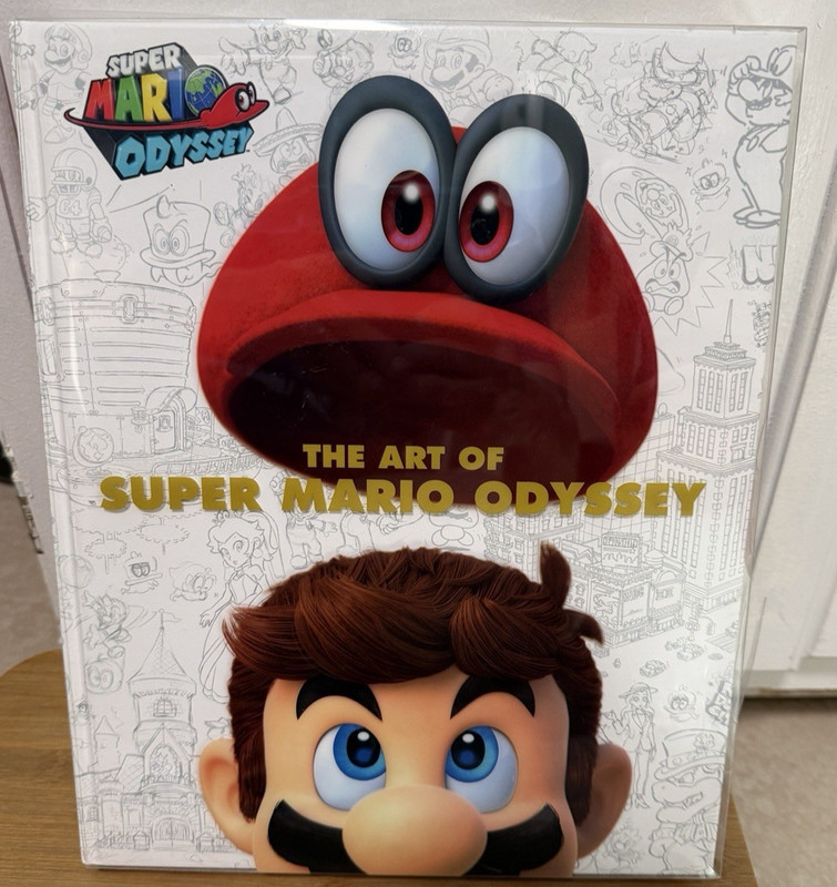 The Art Of Super Mario Odyssey by Nintendo (English) Hardcover Book NEW