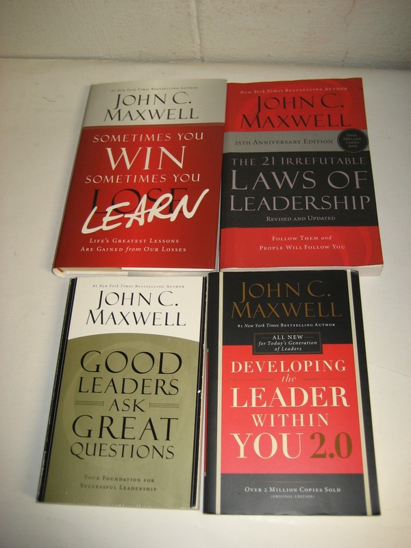 Lot of 4 books by John C. Maxwell