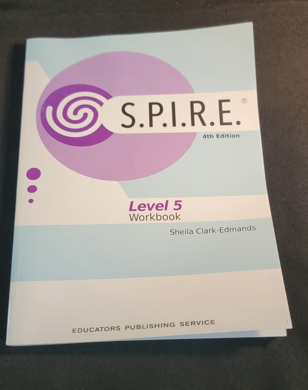 S.P.I.R.E 4th Edition Level 5 Workbook New Unused Home School 309 pages Educatio