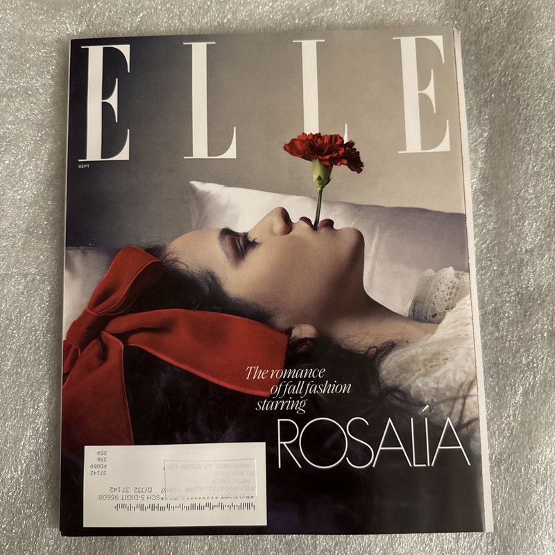 Elle Magazine September 2025 Rosalia NEW UNREAD The Romance 218 pages