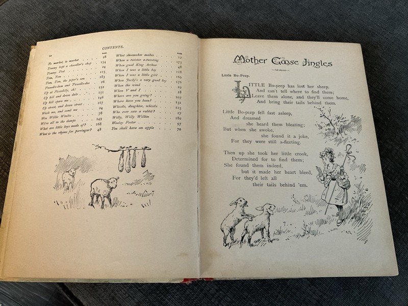 Antique MOTHER GOOSE JINGLES Children’s Book c. 1900 ERNEST NISTER London No 759 gallery