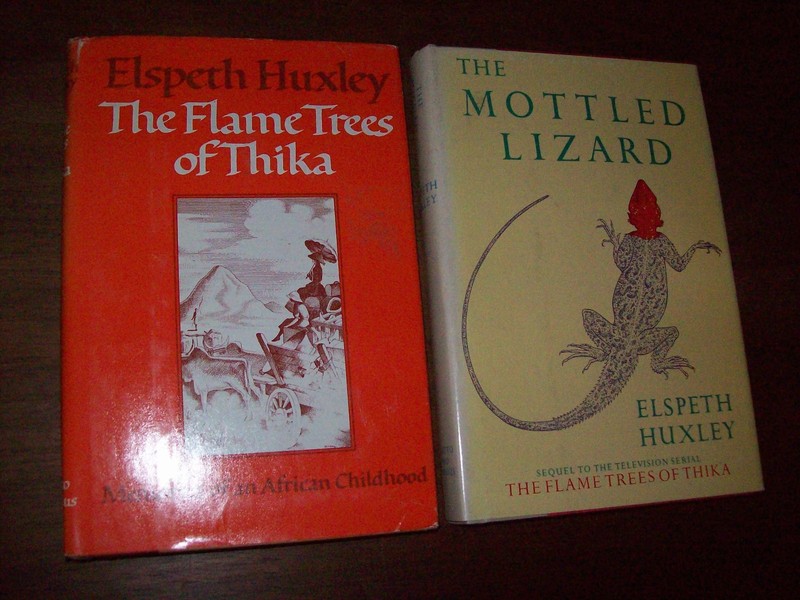 Elspeth Huxley: The Flame Trees of Thika & The Mottled Lizard 2 Volume Set