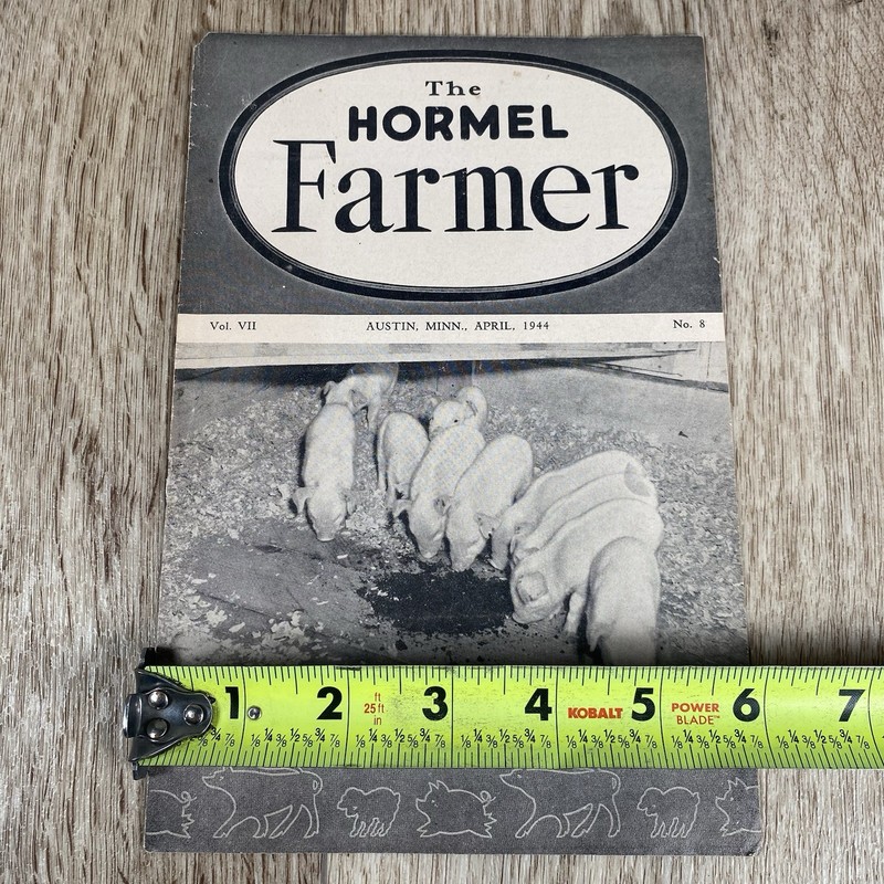 1944 The Hormel Farmer Magazine News Farming Booklet Farm Austin MN Brochure gallery