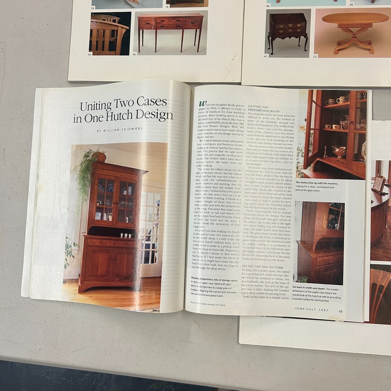 Home Furniture Magazine Lot 8 Issues 1994-1998 Taunton Press Inspiration Advice gallery