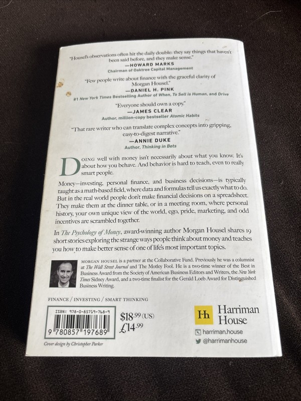 The Psychology of Money by Morgan Housel 2020 Edition Paperback gallery