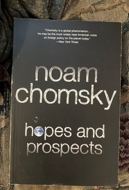 Hopes and Prospects – Noam Chomsky : Paperback Book ~Free Shipping in US