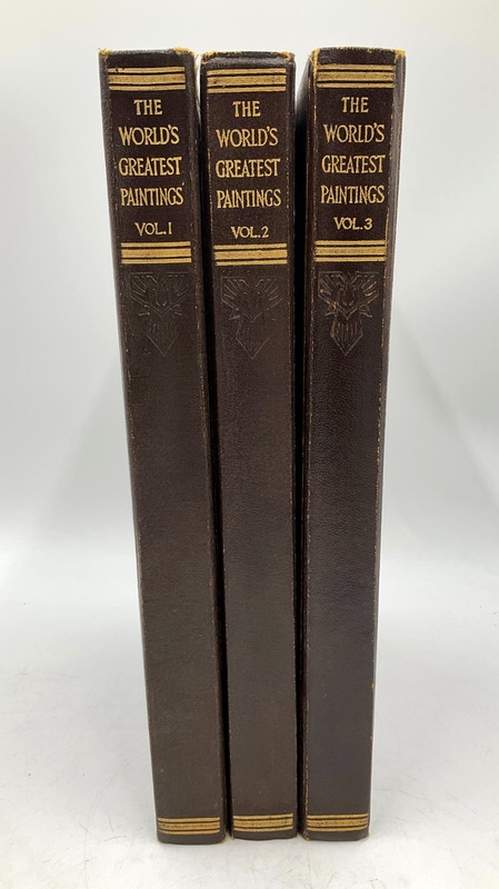 The World’s Greatest Paintings Vols 1 2 3 T Leman Hare 1934 Odhams Press G6