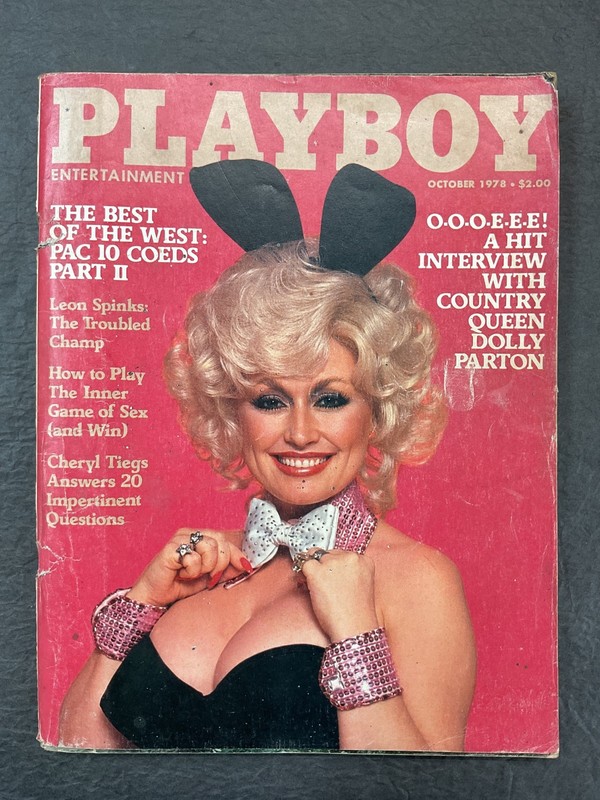 Playboy Magazine October 1978 Dolly Parton Centerfold Intact Girls of the PAC 10