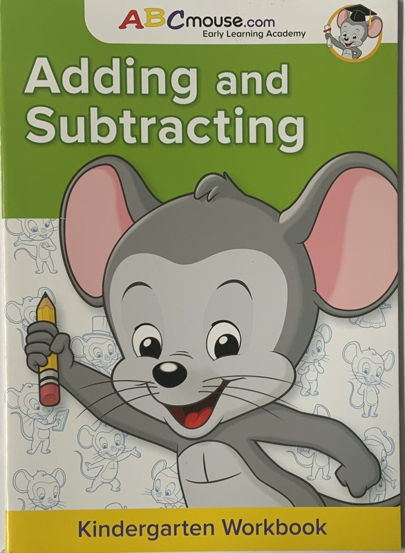 ABC Mouse Adding & Subtracting Kindergarten Workbook
