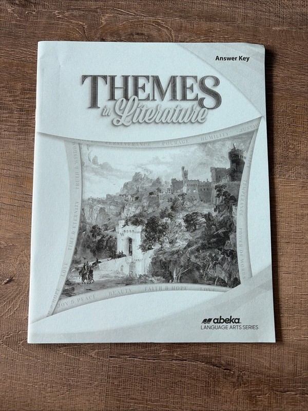 Abeka, 9th Grade, Themes in Literature Answer Key, 5th Edition, Like New