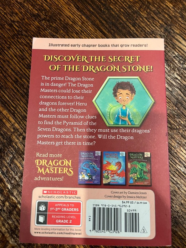 Dragon Masters Books 5-8 Scholastic Fantasy Adventure Paperback Set gallery