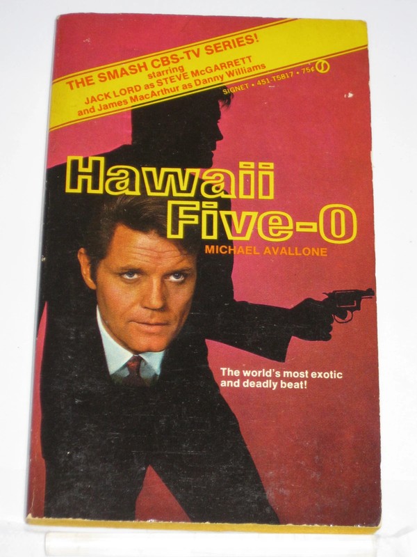 Hawaii Five-0 #1 JACK LORD Signet Michael Avallone TV tie-in pb book VG