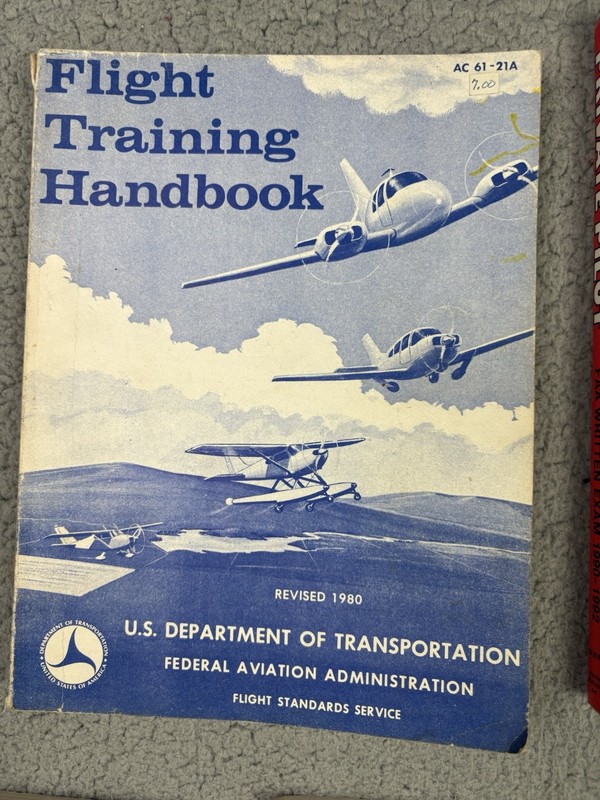 Lot of 6 Flight Training Pilot Manuals Cessna Aviation Flying Instruction Books gallery
