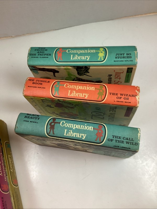 Lot Of 5 Vintage Companion Library 2 In 1 Books (10 Classic Stories Total) gallery