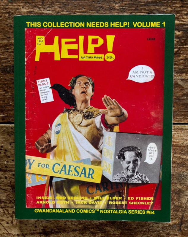 HELP! Vol 1/Harvey Kurtzman 60s Magazine Collected/Pre-Mad Mag/Gwandanland/230pp
