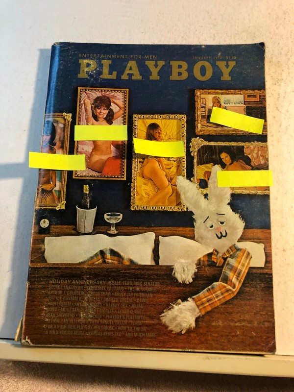 2292 Playboy Adult Magazine January 1970 Anniversary Issue