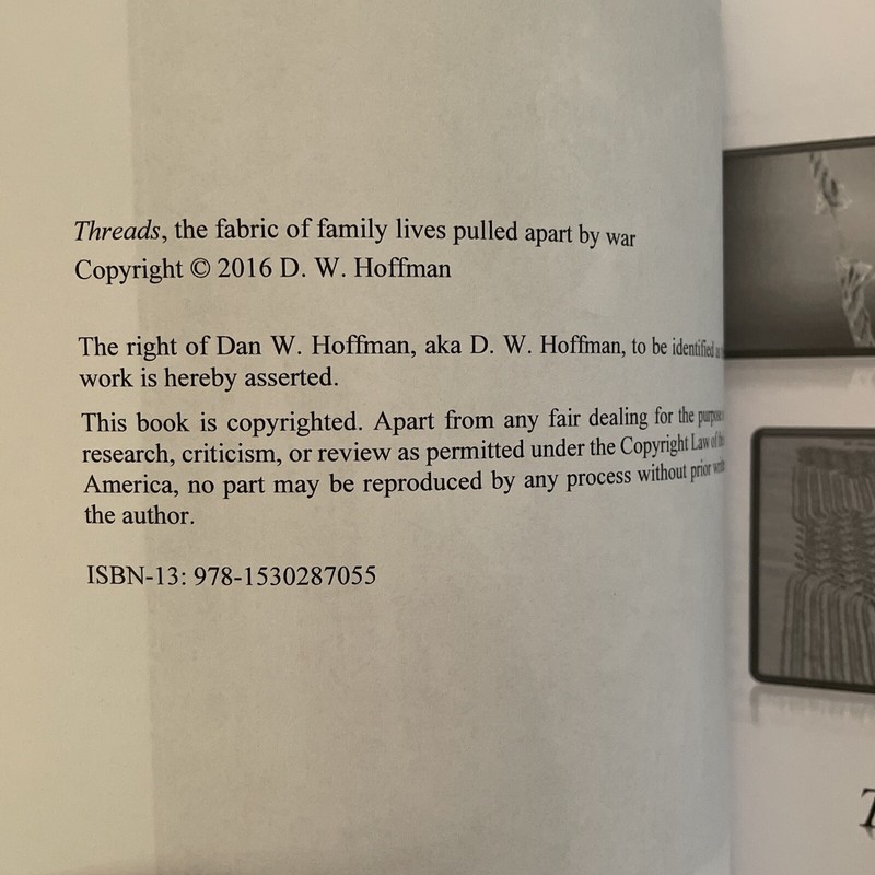 Threads Fabric Of Family Lives Pulled Apart By War Hoffman Jewish Holocaust WWII gallery