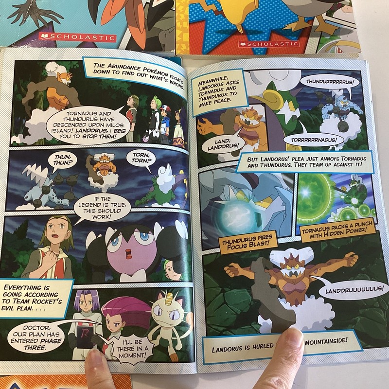 Pokemon Graphic Novel 2 in 1 1st 2nd 3rd Grade Story Picture 7 Book Lot gallery