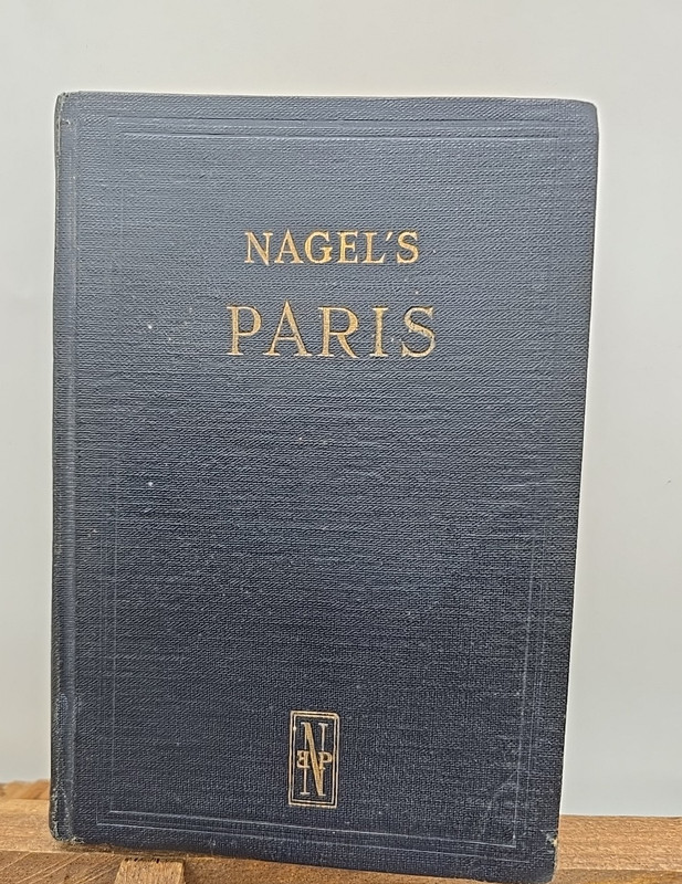 Rare Vintage Nagel’s PARIS Guide Book France 1950 LOTS OF MAPS Advertisement +