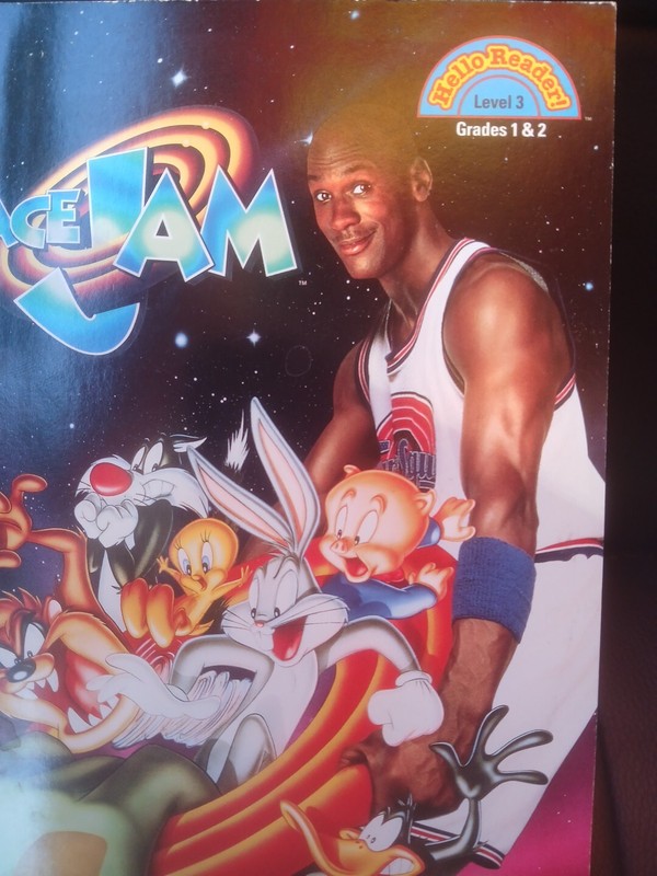 Space Jam Scholastic Paperback 9in X 6 In Nice cartoon Art! Hello Readers gallery