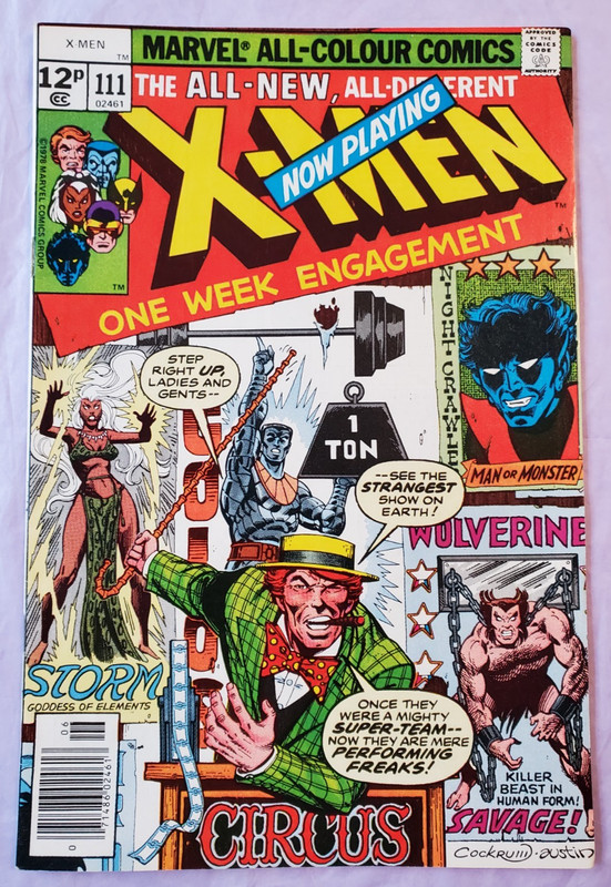 The X-Men #111 Marvel Comics 1978 in Excellent Condition 8.5 VF+