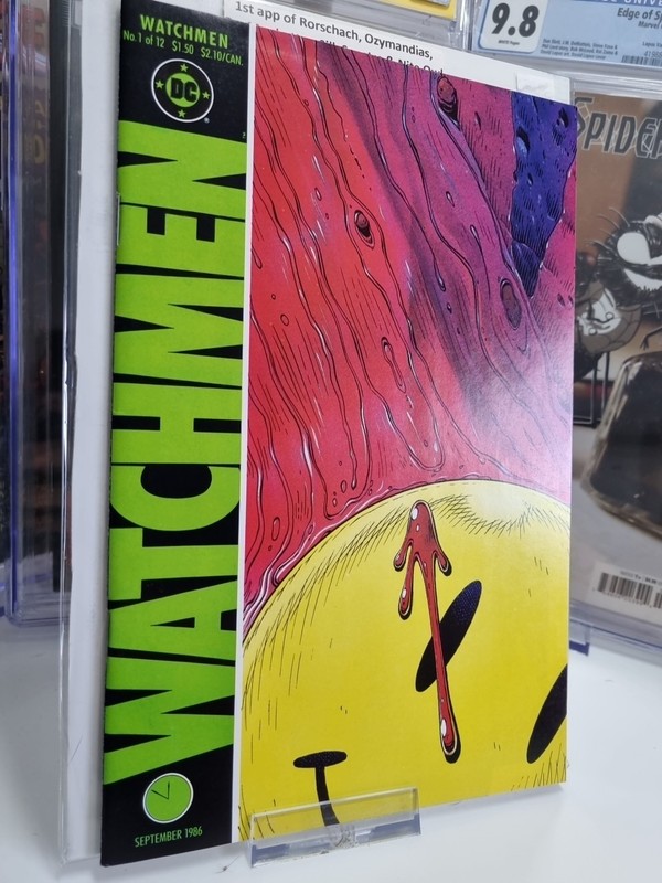 Watchmen #1 (1986) DC KEY Issue - First Printing Cover NM. Rare NM gallery