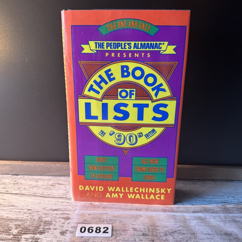 People’s Almanac : Book of Lists 4 : 90s – David Wallechinsky (HC, 1993 1st DJ)