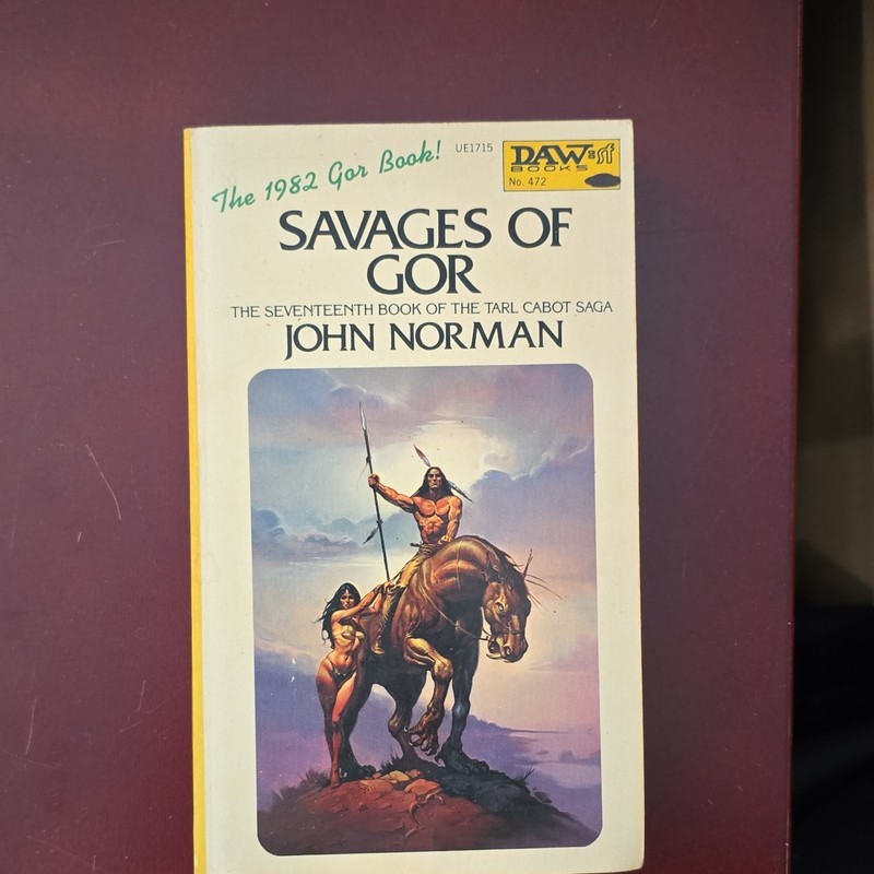 John Norman Savages of Gor Paperback DAW Books 1982 The Tarl Cabot Saga