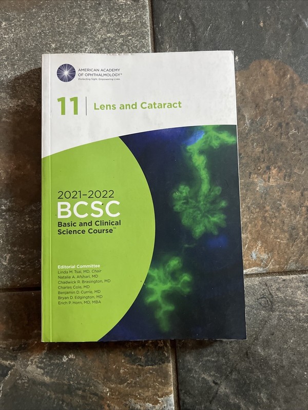 2021-2022 BCSC Section 11 Lens And Cataract